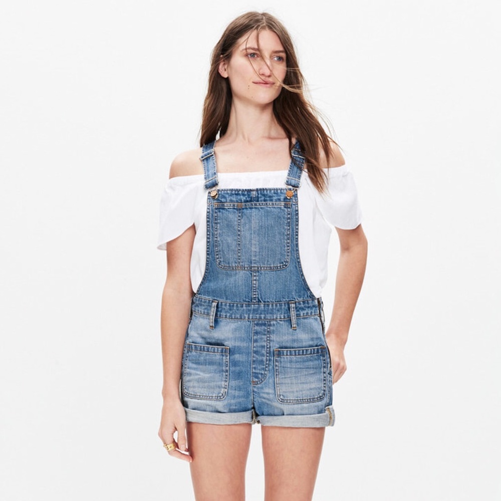 Madewell Adirondack Short Overalls